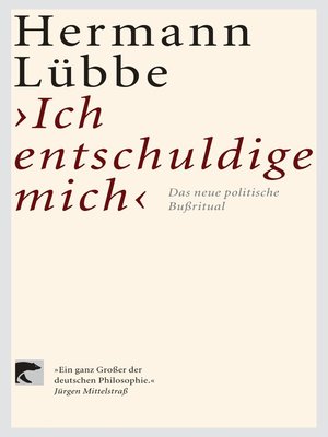 cover image of Ich entschuldige mich